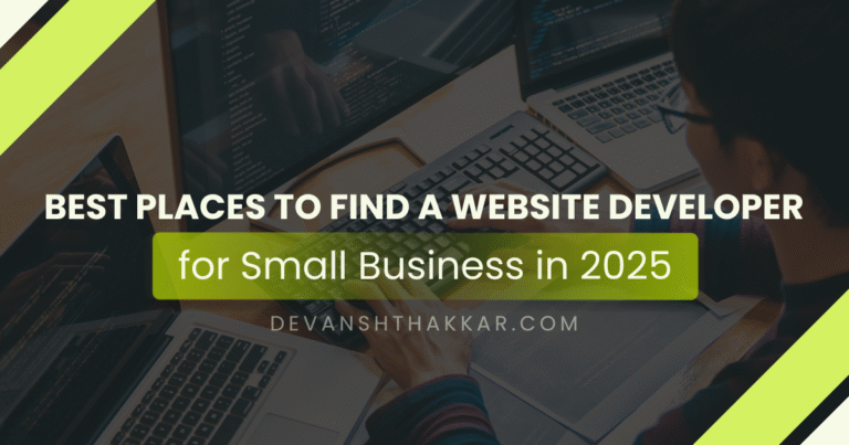 Best Places to Find a Website Developer for Small Business