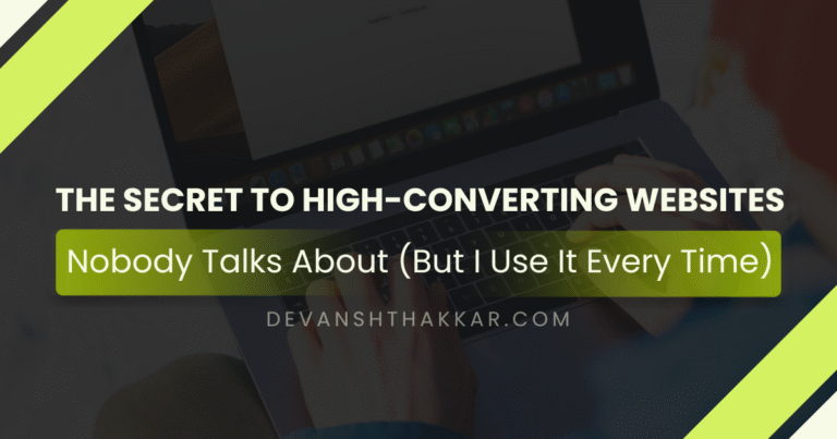 The Secret to High-Converting Websites That Nobody Talks About