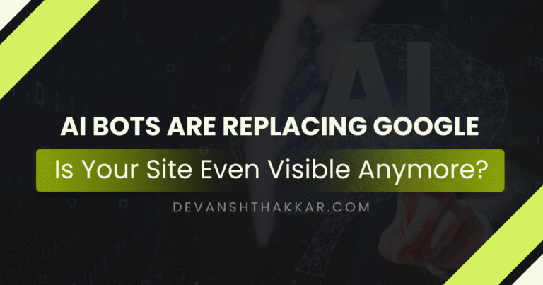 AI Bots Replacing Google, Is Your Site Still Visible?