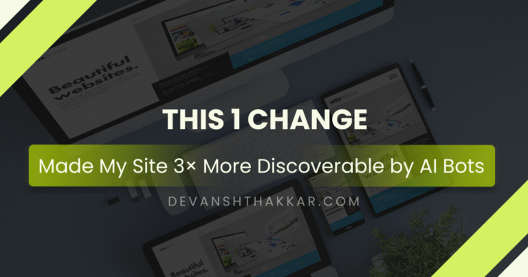 AI Bot Content Discovery, The One Change That Tripled Traffic