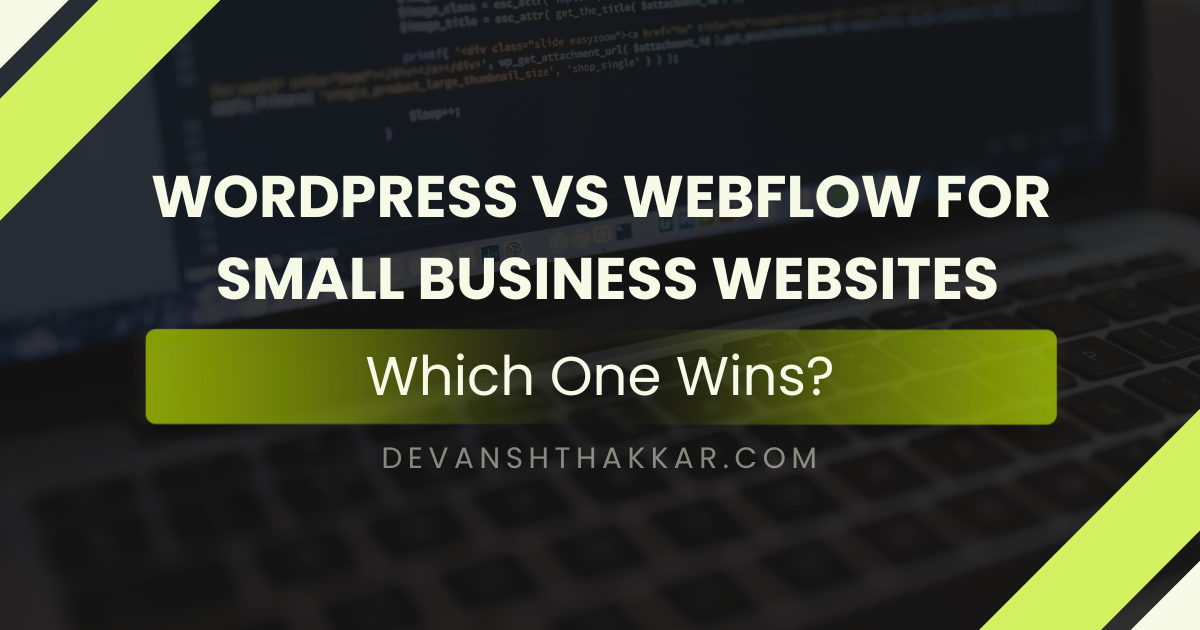 WordPress vs Webflow