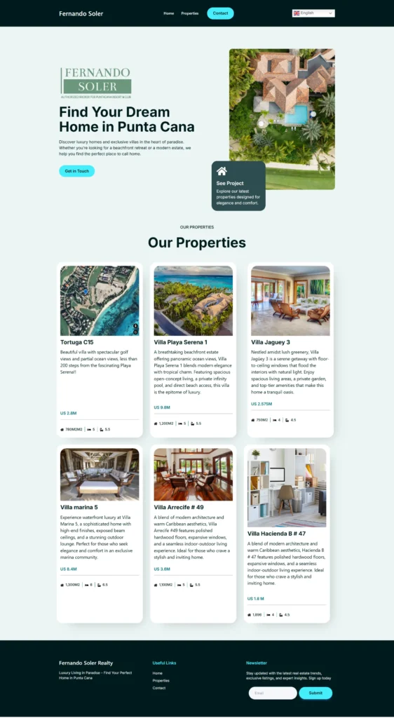 Fernando Soler Realty - Designed and Developed by Devansh Thakkar