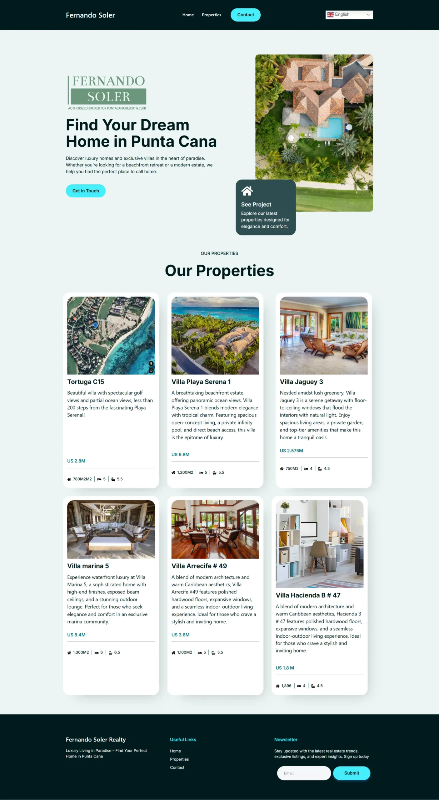 Fernando Soler Realty Designed and Developed By Devansh thakkar