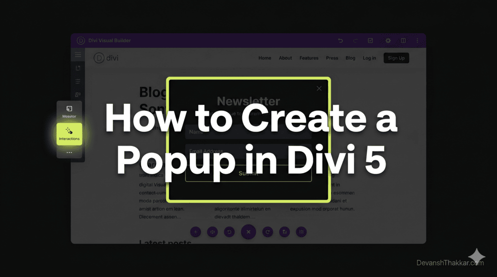 How to Create a Popup in Divi 5 – 3 Native Methods (2026)