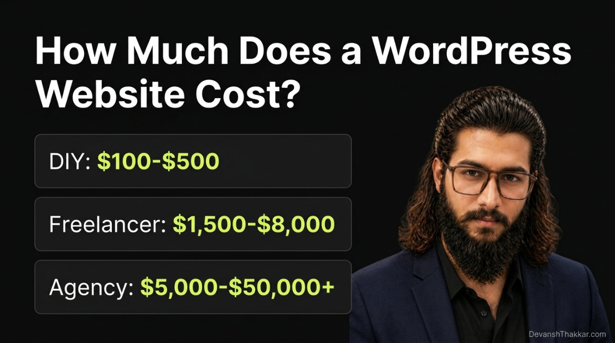 How Much Does a WordPress Website Cost in 2026? Real Numbers