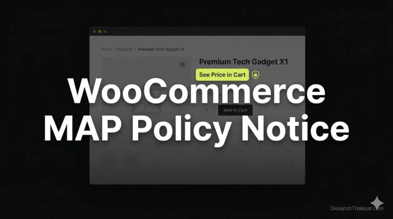 How to Add a WooCommerce MAP Policy Notice (3 Methods)