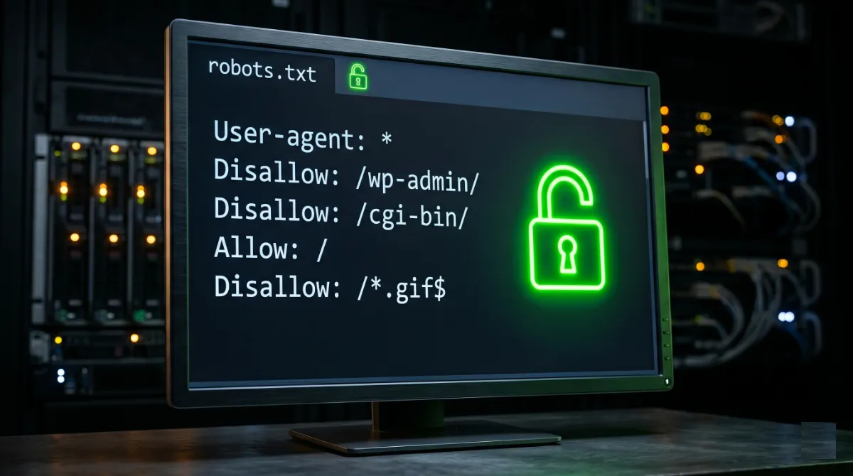 A robots.txt file in a code editor allowing PerplexityBot to crawl a site