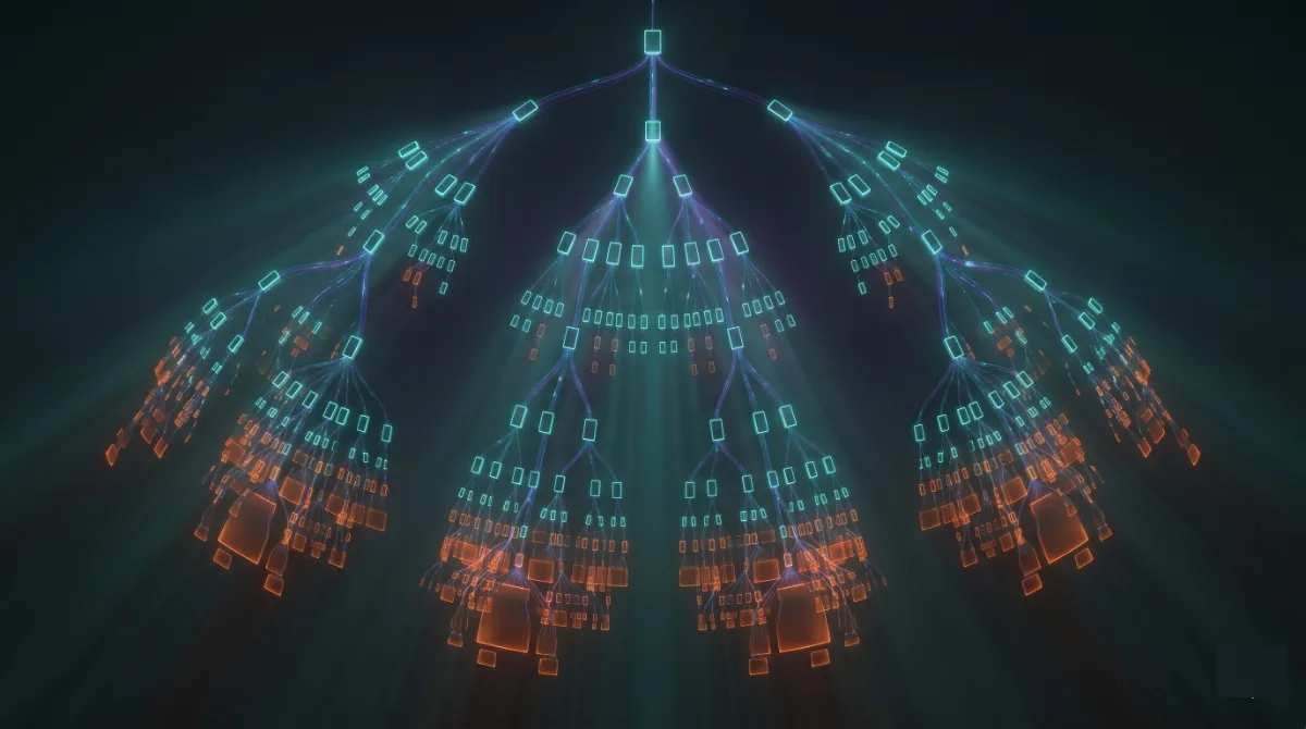 Deeply nested HTML wrapper divs forming a large DOM tree on an Elementor page