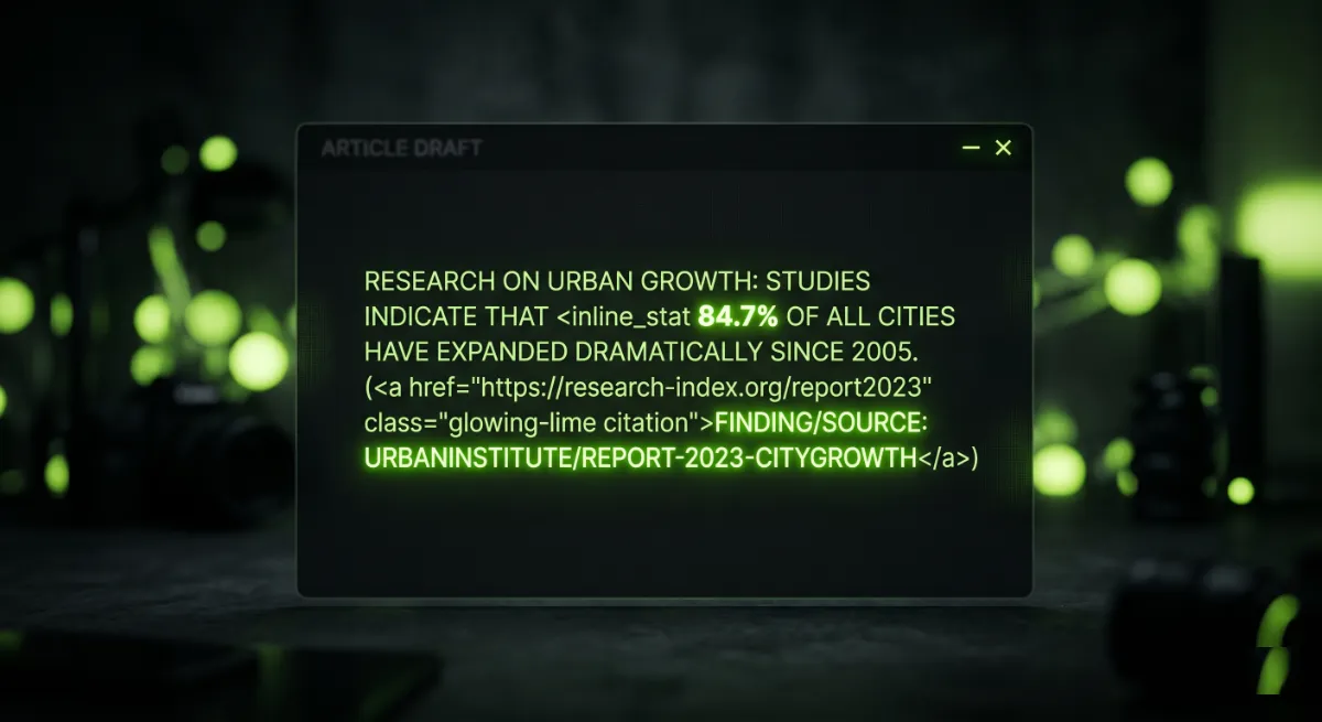 Adding specific data and sources to write content that AI cites