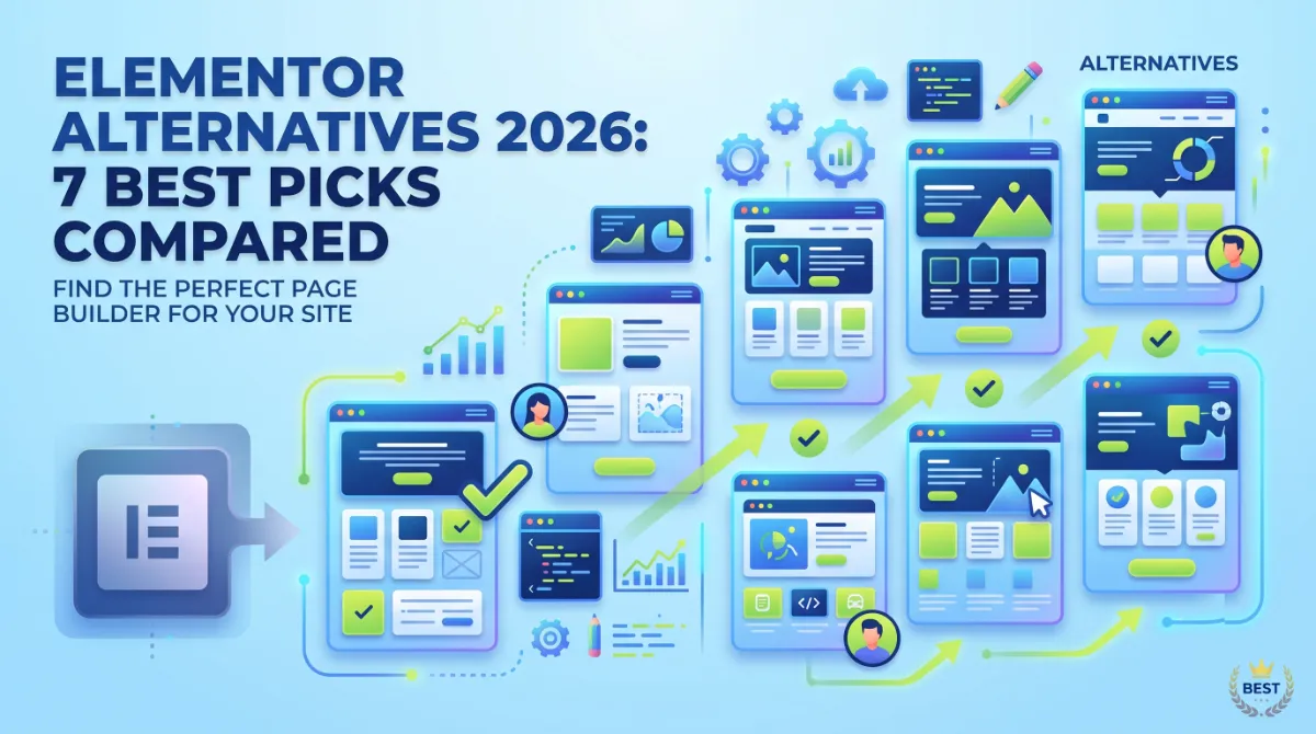 Elementor Alternatives 2026: 7 Best Picks Compared