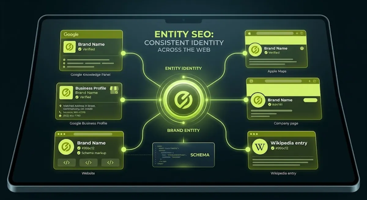 Entity SEO is about consistent identity across the web, not just adding schema