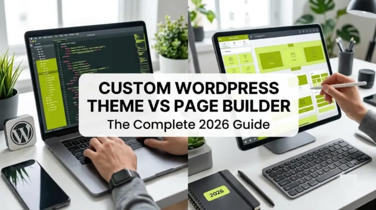 Custom WordPress Theme vs Page Builder: The Complete 2026 Guide