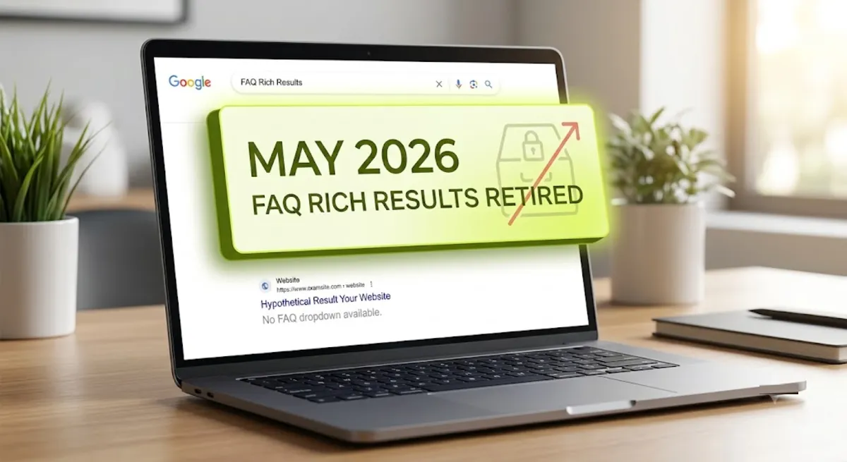 FAQ rich results retired in May 2026, the expandable SERP dropdown no longer appears for any site